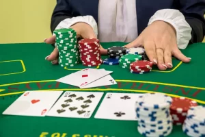 Rodada de baccarat ao vivo com dealer no 7BRWIN